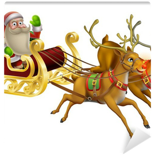 Santa Claus And Slay (400x400), Png Download