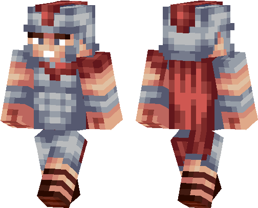 Celtic Roman Minecraft Skin (538x437), Png Download