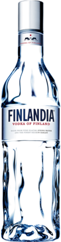 Finlandia Vodka, 1000ml - Finlandia Vodka - 750 Ml Bottle (268x479), Png Download