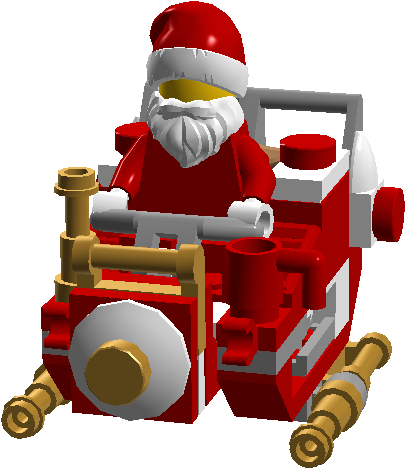 Santas Advent Sleigh 1 - Christmas (1126x576), Png Download