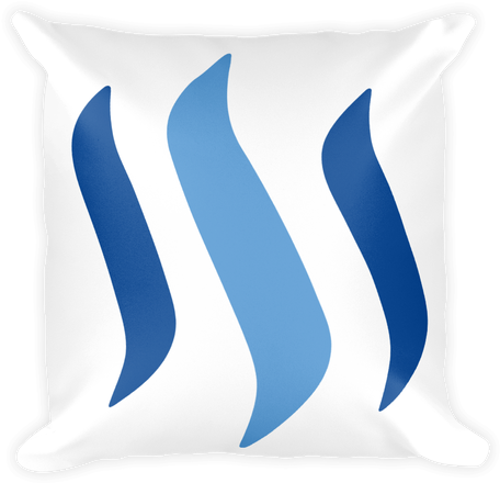 Steemit Steem Logo Square Pillow - Steemit Icon (498x498), Png Download
