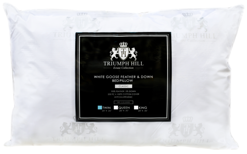Triumph Hill White Goose Feather And Down 100% Cotton - Triumph Hill Cotton White Goose 95/5 Feather And Down (1024x683), Png Download