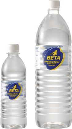 Beta Drinking Water - Water Beta (377x472), Png Download