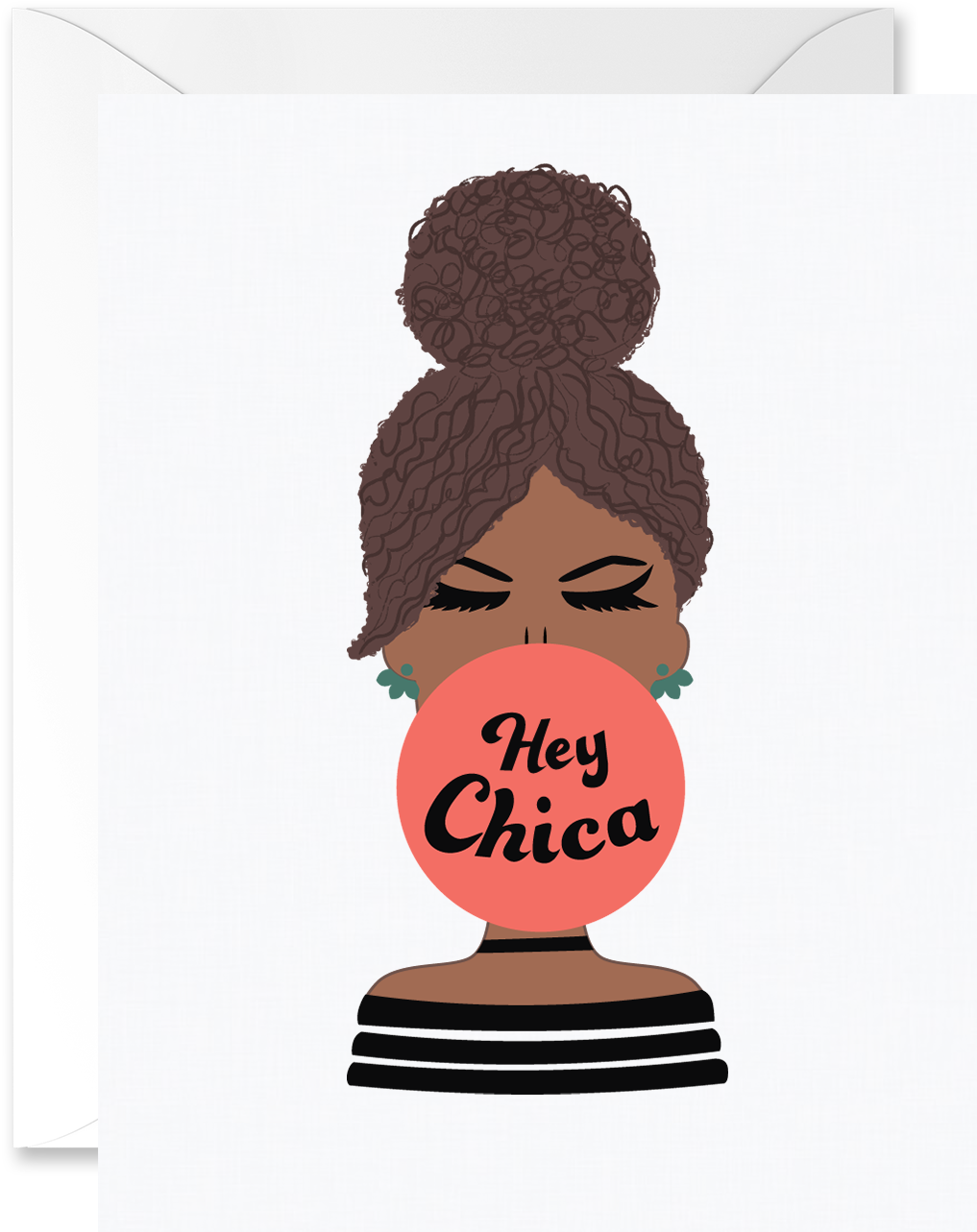 Hey Chica Mocha Curly Hair - Human Skin Color (1300x1300), Png Download