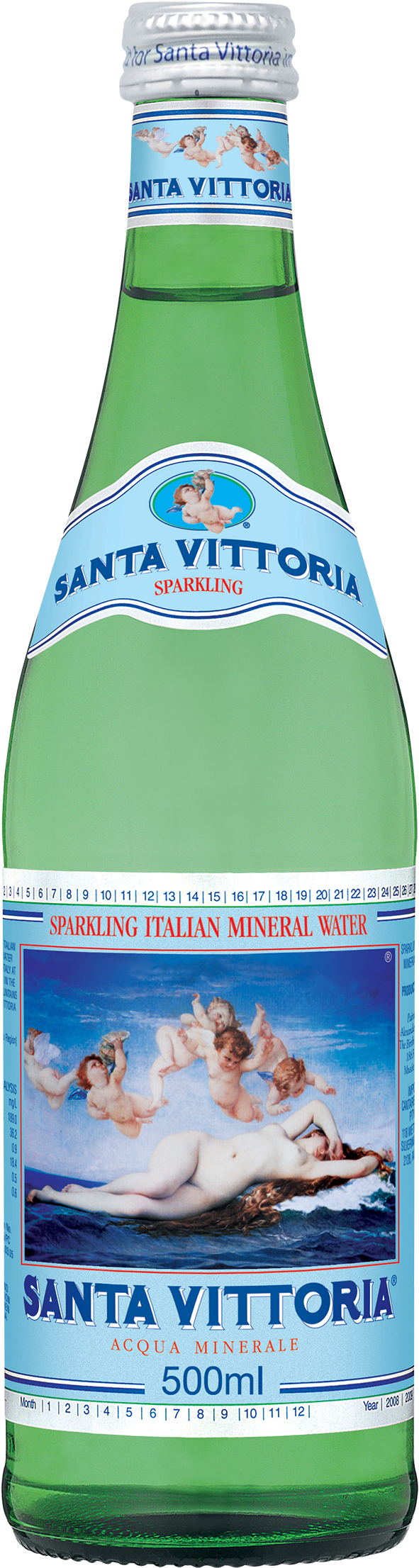 Stay Fresh With Santa Vittoria - Santa Vittoria Sparkling Water (794x2303), Png Download