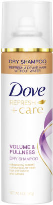 Holiday Hair Removal With Extra Best Dry Shampoo For - Dove Volume & Fullness Dry Shampoo (460x460), Png Download