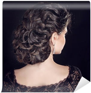 Beautiful Brunette Girl - Lace Wig (400x400), Png Download