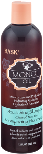 Hask Monoi Oil Nourishing Shampoo Reviews Shampoo For - 2 Of Hask Monoi Oil Nourishing Shampoo Pins Black - (600x600), Png Download
