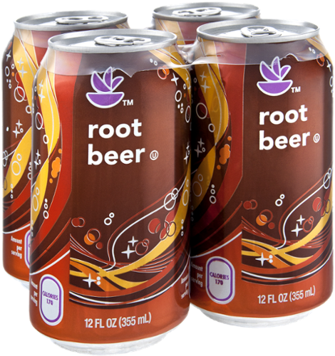 Stop & Shop Root Beer - 4 Pk (600x600), Png Download