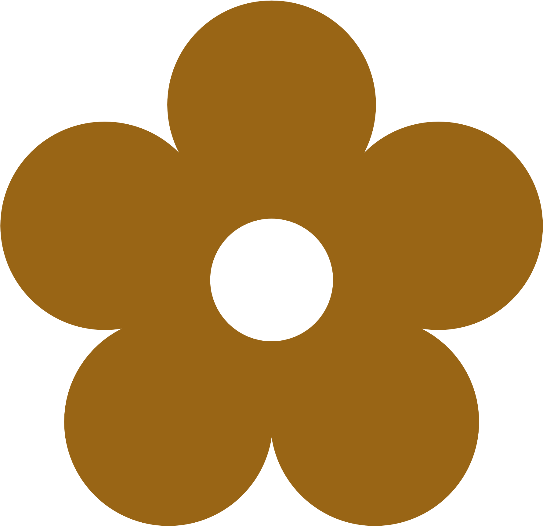 Gold Flower Clipart Clipartsgram - Gold Flower Clip Art (1969x1952), Png Download