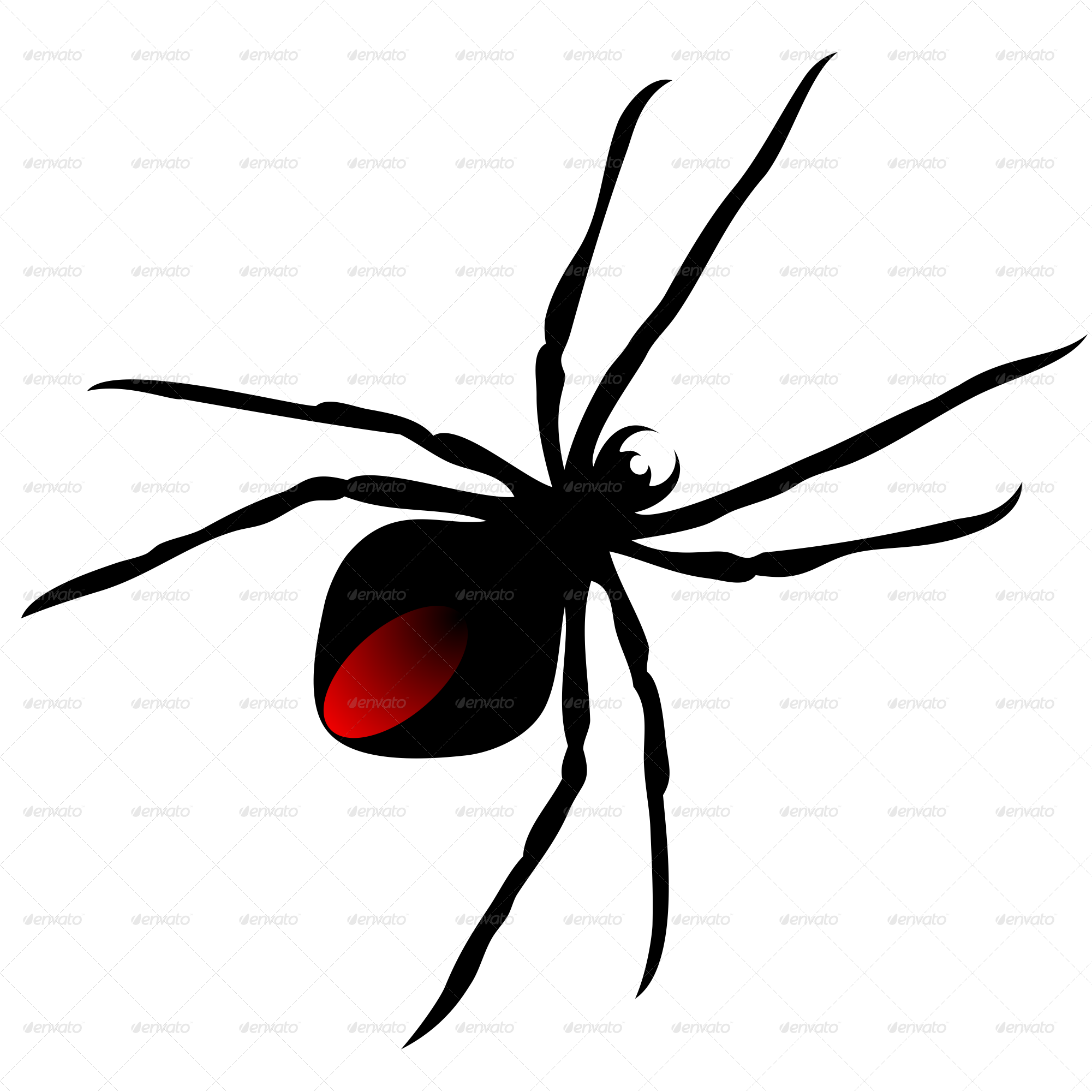 Png 2000 - Spider Clip Art (2001x2001), Png Download