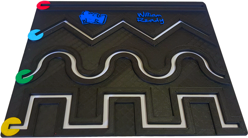 Wr Finger & Pencil Pre-writing Board - Writing (890x548), Png Download