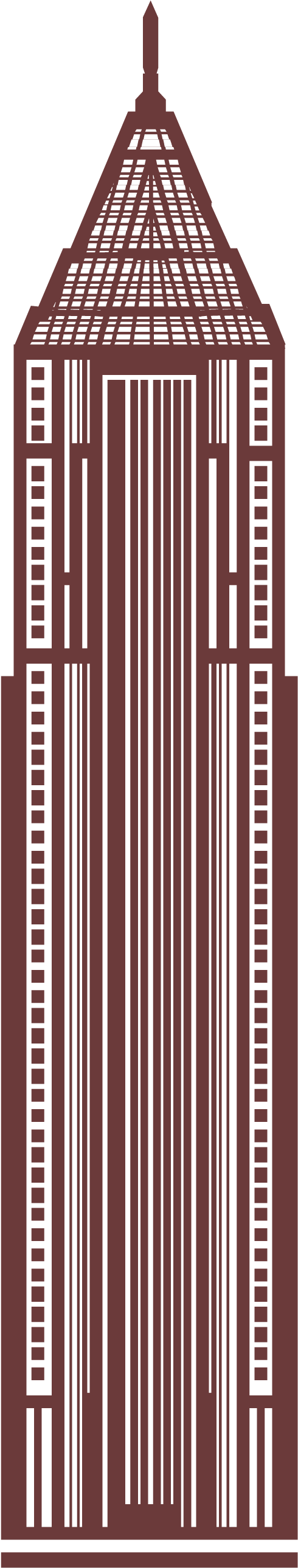 Bank Of America Plaza - Facade (3583x3583), Png Download