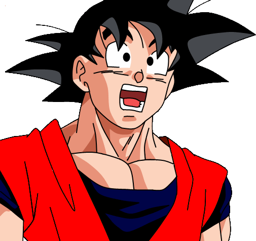 Goku - Goku Surprised Transparent (505x475), Png Download