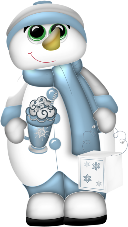 Cu Frosty Mix - Snowman (530x800), Png Download