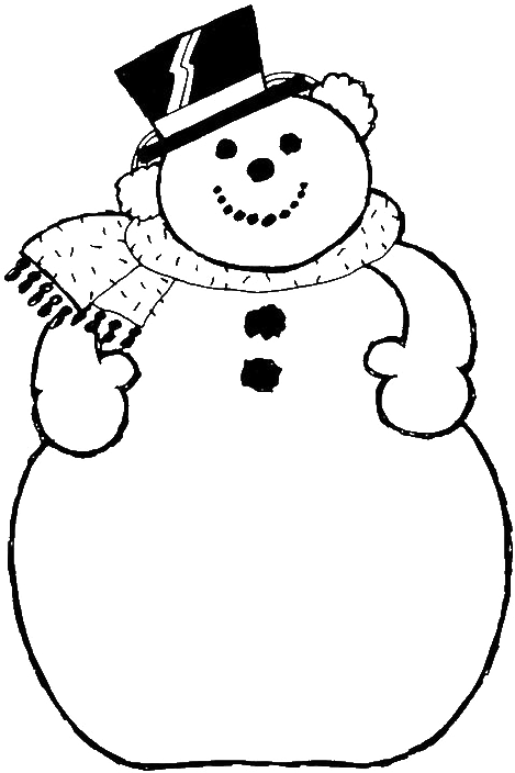 Frosty The Snowman Coloring Pictures The Big Of Frosty - Snowman 8 (591x818), Png Download