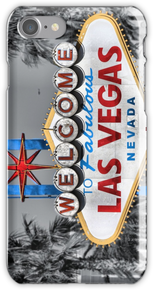Welcome To Fabulous Las Vegas Iphone 7 Snap Case - Welcome To Las Vegas Sign (750x1000), Png Download