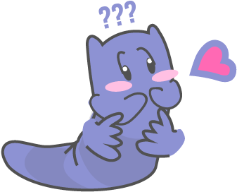 Cute Mite Surprised - Cartoon (491x327), Png Download