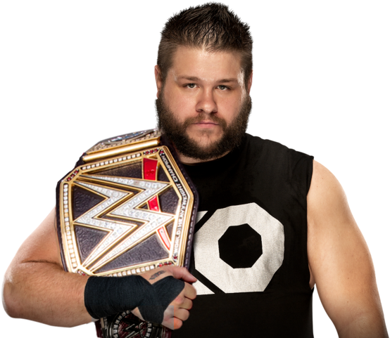 Wwe World Champion - Kevin Owens Wwe Champion Png (1024x498), Png Download