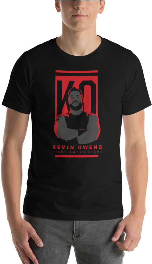 Kevin Owens "ko Silhouette" Unisex T-shirt - T Shirt En Español (900x900), Png Download