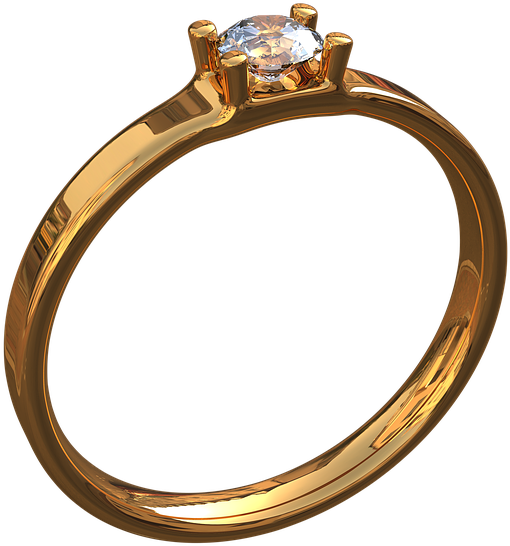 Gold Ring With Eye, Ornament - Ring (640x640), Png Download