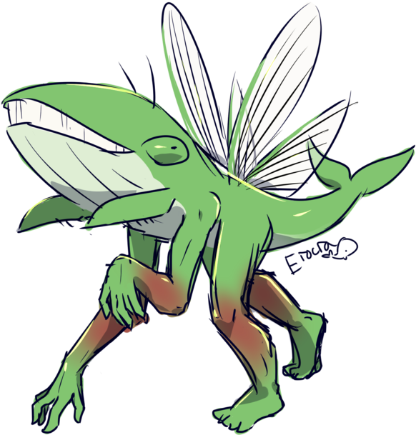 I Like Whales @thefattestwhale - Mantis (600x627), Png Download