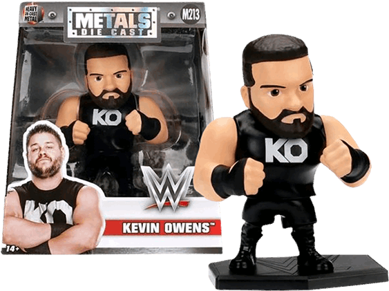 Wwe - Kevin Owens 4" Metals (600x600), Png Download