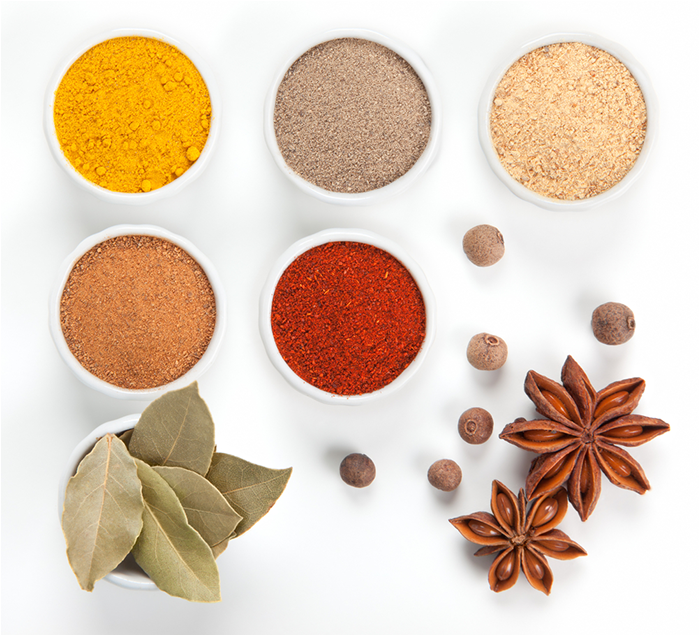 Especias En Fondo Blanco (1000x634), Png Download