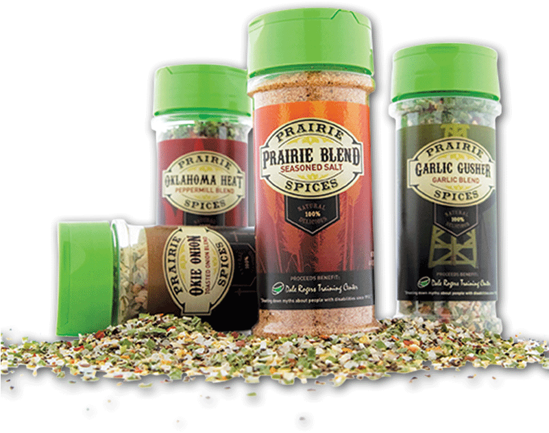 Four Prairie Spices Bottles - Spice (800x800), Png Download