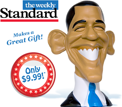 Obama-head - Weekly Standard: A Reader: 1995-2005 [book] (442x414), Png Download