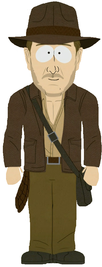Indiana Jones - South Park Indiana Jones (376x934), Png Download