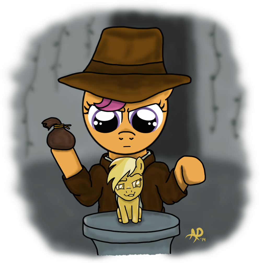Sgtgarand, Clothes, Faic, Figurine, Hat, Idol, Indiana - Cartoon (1029x1024), Png Download