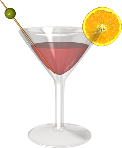 Lacarolita Sweet Sixteen Wine - Cosmopolitan Cocktail (411x500), Png Download