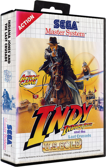 Indiana Jones And The Last Crusade - Indiana Jones And The Last Crusade (sega Master System)- (369x580), Png Download