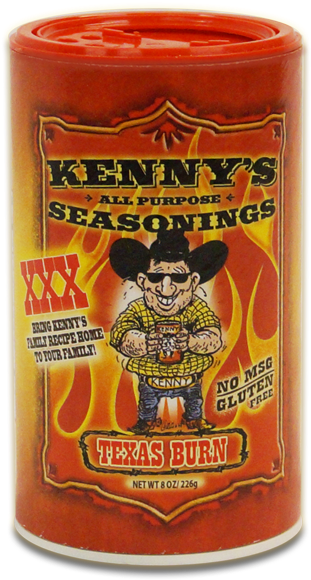 56bcb668590c6fab210dd915 Spicy Seasoning - Kenny's All Purpose Seasoning 8oz Canister (original) (340x604), Png Download