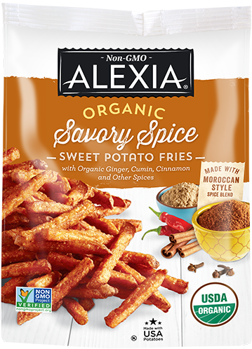 Organic Savory Spice Sweet Potato Fries - Alexia Foods Organic Savory Spice Sweet Potato Fries (500x500), Png Download