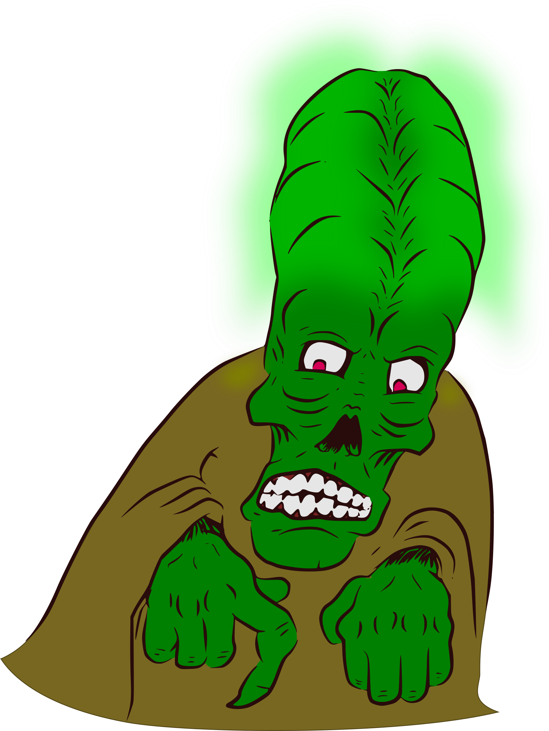 This Free Icons Png Design Of Monster Glow (1804x2400), Png Download