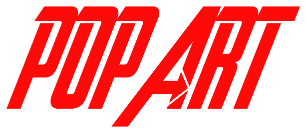 Traditional Art - Png Transparent Logo Pop Art (615x268), Png Download