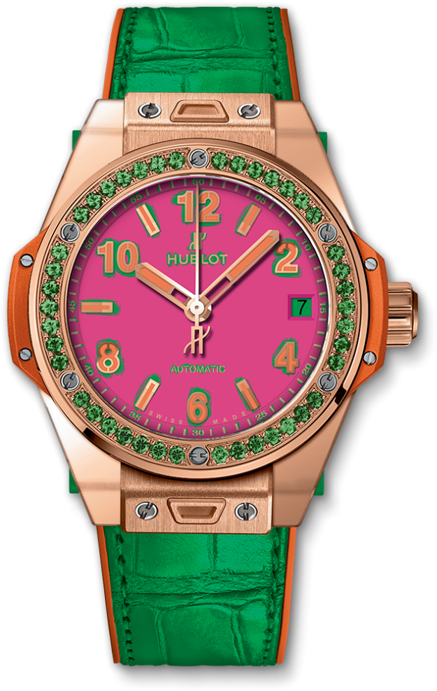Big Bang One Click Pop Art King Gold Apple - Pop Art Hublot (1000x1000), Png Download
