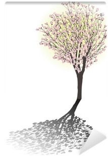 Magnolia Blossom Tree With Shadow Wall Mural • Pixers® - Find Din Indre Kraft (e-bog) (400x400), Png Download