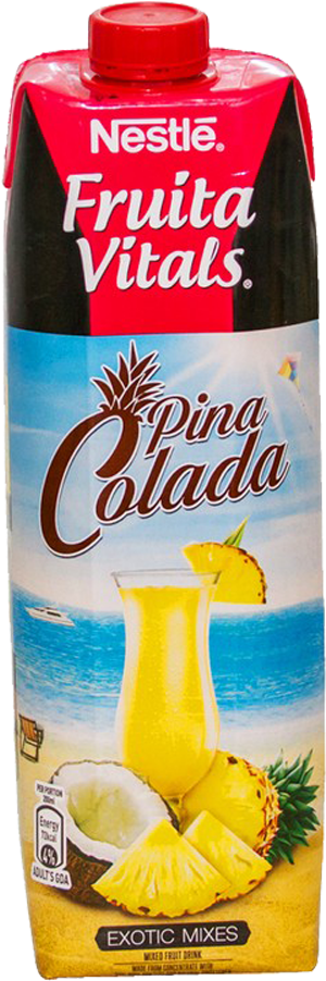 Nestle Fruita Vital Juice Pina Colada 1 Ltr - Colada (1000x1000), Png Download