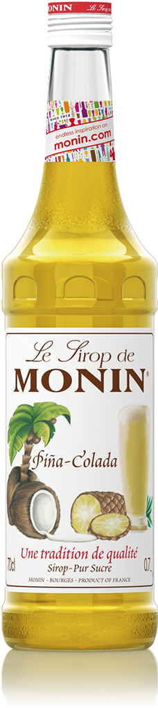 Pina Colada Syrup 700 Ml Glass - Monin Pina Colada Syrup 70cl - Pina Colada Syrup Flavouring (1024x1024), Png Download