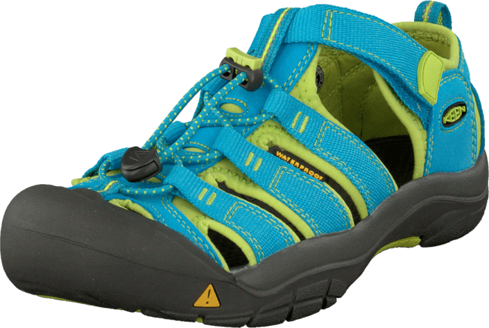 Newport H2 Youth Hawaiian Blue/green Glow - Keen (705x474), Png Download