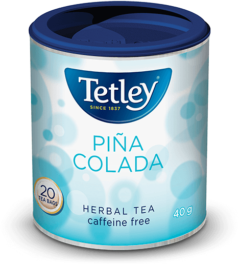 Tetley Pina Colada - Tetley Tea Green Tea (635x570), Png Download