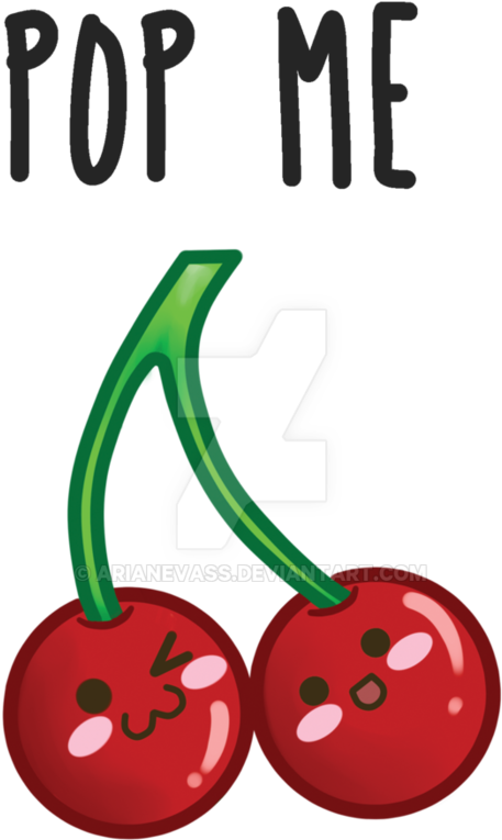 Sassy Cherries By Arianevass On Deviantart - Digital Art (894x894), Png Download