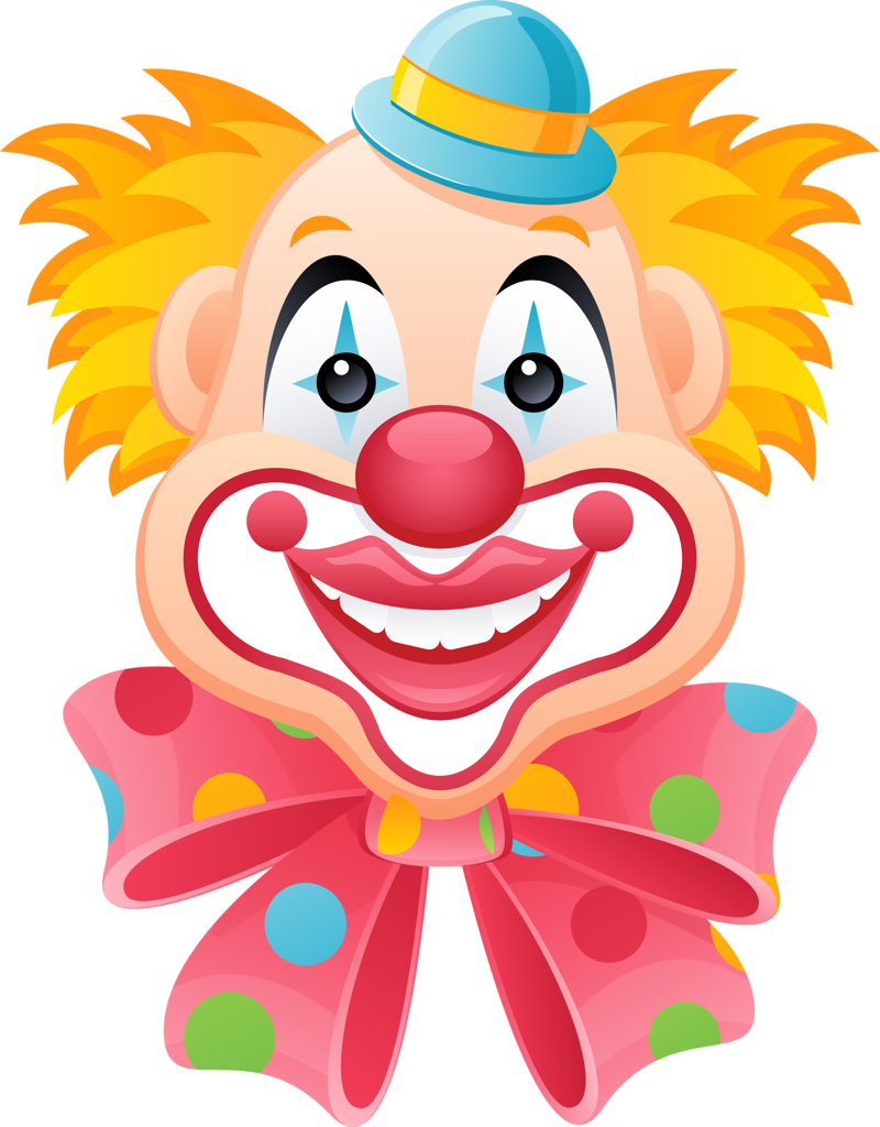 Clown Face Clipart (800x1024), Png Download