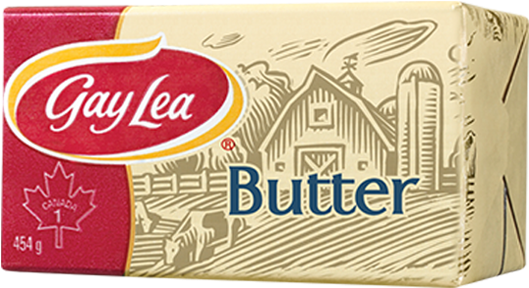 Photo Of - Salted Butter - Gay Lea Butter (600x335), Png Download
