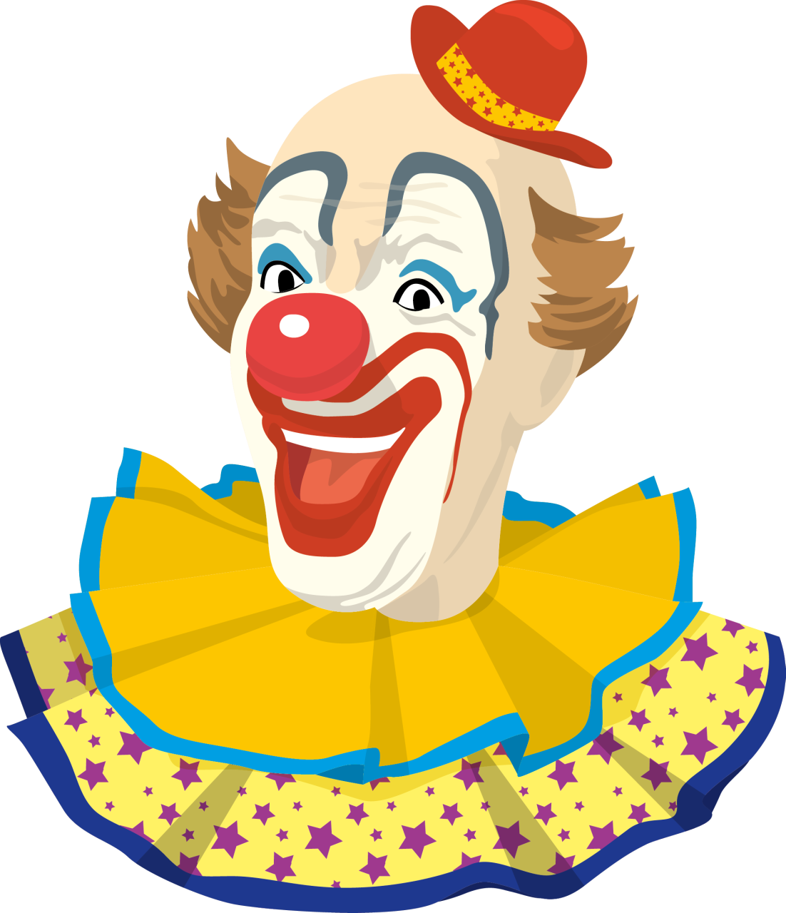 Mis Laminas Para Decoupage - Vintage Clown (1102x1280), Png Download