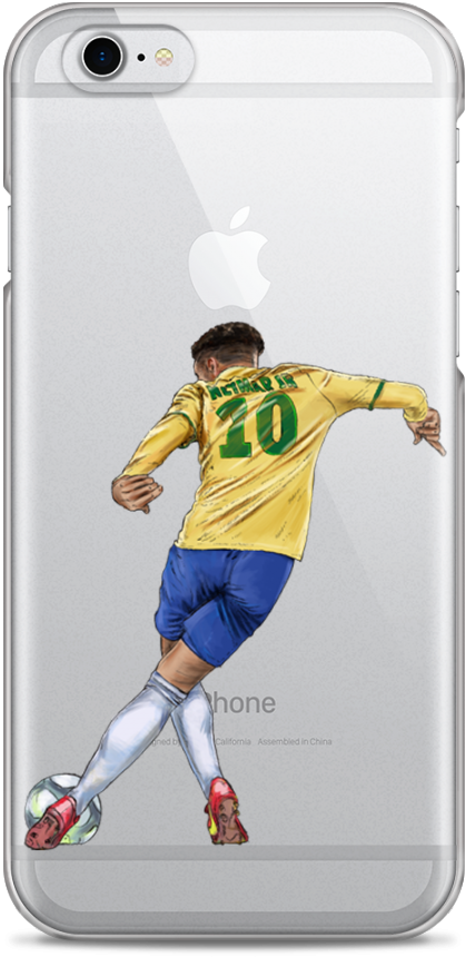 Coque Iphone 6/6s Coupe Du Monde Neymar Goal - Coque Iphone 6s Neymar (1230x900), Png Download