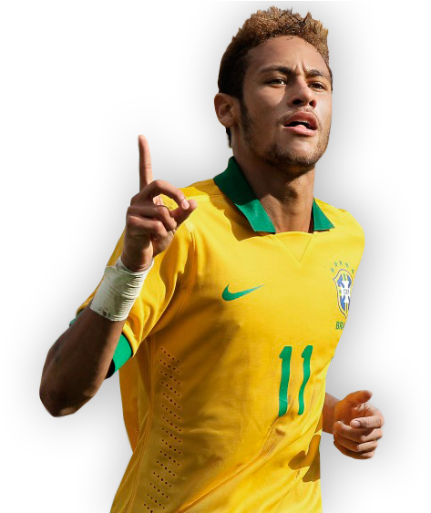 Neymar Png 2014 - Neymar Seleccion Brasil Png (640x562), Png Download